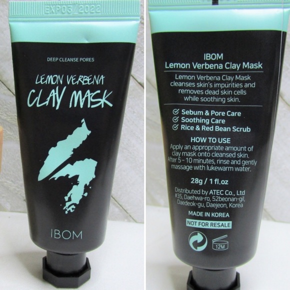 🆕 Lemon Verbena Clay Mask IBOM - Picture 3 of 11